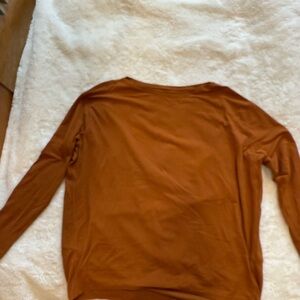 Rust Long Sleeve Top